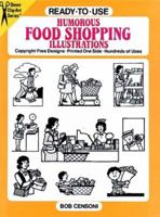 Ready-to-Use Humorous Food Shopping Illustrations 0486268152 Book Cover