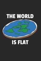 Flache Erde Notizbuch: Flache Erde Notizbuch für Liebhaber / Notizheft / Notizblock A5 (6x9in) Dotted Notebook / Punkteraster / 120 gepunktete Seiten (German Edition) 1672936780 Book Cover