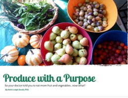 Produce With A Purpose: So Your Doctor Told You To Eat More Fruit and Vegetables...Now What? 0578327074 Book Cover