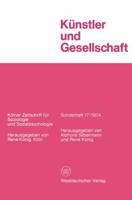 Künstler Und Gesellschaft 3531112848 Book Cover