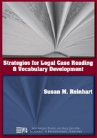 Strategies for Legal Case Reading and Vocabulary Development (Michigan Series in English for Academic & Professional Purposes) 047203202X Book Cover