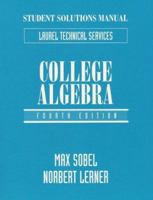 Student Solutions Manual for College Algebra 0133116220 Book Cover