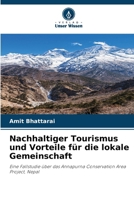 Nachhaltiger Tourismus und Vorteile für die lokale Gemeinschaft (German Edition) 6209790984 Book Cover