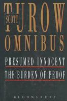 Presumed Innocent / The Burden Of Proof (Kindle County, #1, #2) 0747516545 Book Cover