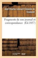 Fragments de Son Journal Et Correspondance 2016179937 Book Cover