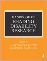 Handbook of Reading Disability Research 0805853340 Book Cover