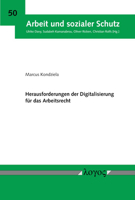 Herausforderungen Der Digitalisierung Fur Das Arbeitsrecht 3832553703 Book Cover
