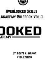 OverLooked Skills Academy Rulebook Vol.1 (FIBA VERSION): Osa Vol. 1 (Fiba Version) 1446679802 Book Cover