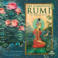 Illuminated Rumi 2024 Wall Calendar: By Michael Green