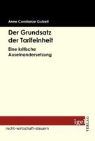 Der Grundsatz Der Tarifeinheit 3868152237 Book Cover