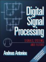 Digital Signal Processing 0071454241 Book Cover