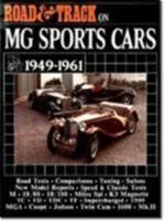 Road & Track on MG Sports Cars 1949-1961 (Brooklands Books Road Tests Series) 0946489394 Book Cover
