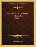 Lecture On The History Of Mathematics 1166274527 Book Cover