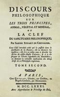 Discours Philosophique (T.2): Sur les trois Principes, Animal, Végétal, & Minéral. 2898060119 Book Cover