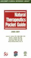 Natural Therapeutics Pocket Guide, 2000-2001 0916589803 Book Cover
