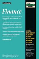 Finance (Barron's Business Review Series) 0812019164 Book Cover