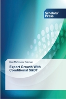 Export Growth With Conditional S&DT 3639511956 Book Cover