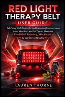 Red Light Therapy Belt User Guide: Safe Setup, Daily Protocols, Troubleshooting Common Issues, Avoid Mistakes, and Pro Tips to Maximize Pain Relief, Recovery, Skin Health & Wellness Results B0GQJ2NQKM Book Cover
