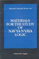 Materials For the Study of Navya-Nyaya Logic 8120803841 Book Cover