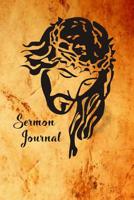 Sermon Notes: Jesus Christ on Cover Page 6 x 9 With 120 Pages, A Christian Workbook, White Paper 1077740646 Book Cover