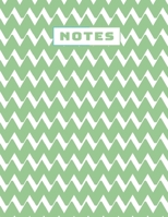 Zigzag Notebook: (green) B083XTH35V Book Cover