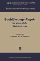 Buchfuhrungs-Regeln Fur Gewerbliche Kleinbetriebe 3663147193 Book Cover