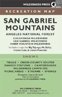 San Gabriel Mountains Recreation Map: Angeles National Forest/Cucamonga Wilderness/San Gabriel Wilderness 0899973825 Book Cover