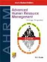 Advanced Human Resource Management: Strategic Perspective 8180521931 Book Cover