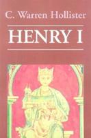 Henry I (The English Monarchs Series) 0300098294 Book Cover