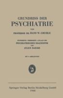 Grundriss Der Psychiatrie 3662304406 Book Cover