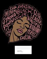 College Ruled: Melanin Goddess| Black Pride| Black Girl Power College Ruled Notebook| 1 Subject Composition Notebook College Ruled 200 Pages| Cute ... Notebook For Kids, Tweens, Teens And Adults 1721204695 Book Cover