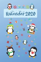 Kalender 2020: Pinguin Wochenkalender, Monatskalender und Jahreskalender in einem | Perfekt als Geschenk! (German Edition) 1672766850 Book Cover