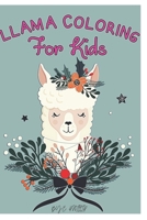 llama coloring for kids: Fun coloring gift book for llama lovers with stress relief llama designs and funny cute shows B08QFMFCMQ Book Cover