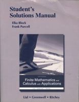 Student Solutions Manual for Finite Mathematics and Calculus with Applications 0133920658 Book Cover