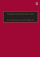 Landscape Construction: Roads, Paving and Drainage 0566090422 Book Cover