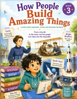 How People Build Amazing Things: A Story About Discovery, Flying, and Reaching the Moon (Little Philosophers) B0HCLCKJT6 Book Cover