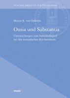 Ousia Und Substantia: Untersuchungen Zum Substanzbegriff Bei Den Vornizaischen Kirchenvatern 379652446X Book Cover