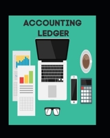 Accounting Ledger: Log & Track & Record Debits & Credits Cash Book Accounts Bookkeeping Journal for Small Business 1700709380 Book Cover