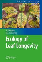 Ecology of Leaf Longevity 4431539174 Book Cover