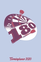 Terminplaner 2020: Wochenplaner zum notieren, organisieren und planen ca. DIN A5 6x9. Kalender / Terminkalender / Monats- / Tages�bersicht / Kontakt- / Geburtstags listen / Design: Dartscheibe Dartspi 1678366420 Book Cover