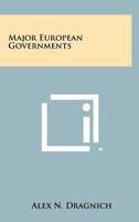 Major European Governments 1258328208 Book Cover