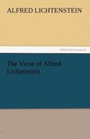 The Verse of Alfred Lichtenstein 9362922010 Book Cover