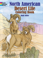 North American Desert Life Coloring Book 0486282341 Book Cover