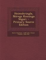 Heimskringla, Nóregs Konunga Sögur; 1176078186 Book Cover