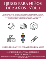 Libros educativos para ni�os de 2 a�os (Libros para ni�os de 2 a�os - Vol. 1): Este libro tiene 50 im�genes extra grandes con trazos gruesos, para ayudar a pintar sin errores y as� aumentar la confian 1839115831 Book Cover