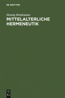 Mittelalterliche Hermeneutik 3484103655 Book Cover