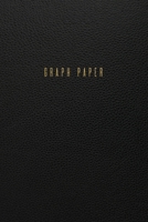 Graph Paper: Executive Style Composition Notebook - Traditional Black Leather Style, Softcover 6 x 9 - 100 pages (Office Essentials) 1691091723 Book Cover