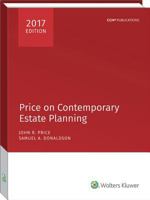 Price on Contemporary Estate Planning 0735516367 Book Cover