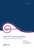 Geometry and Topology: Manifolds: Varieties, and Knots 1138430315 Book Cover