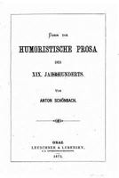 Uber Die Humoristische Prosa Des XIX Jahrhunderts 3742873245 Book Cover